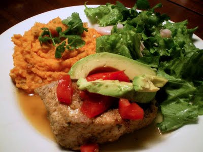 Cuban Pork Chops with Sofrito Mashed Potatoes