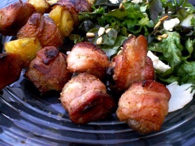 Bacon-wrapped Mushrooms