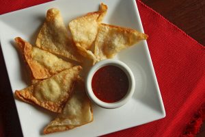 Crab and Cream Cheese Wontons from FavFamilyRecipes.com
