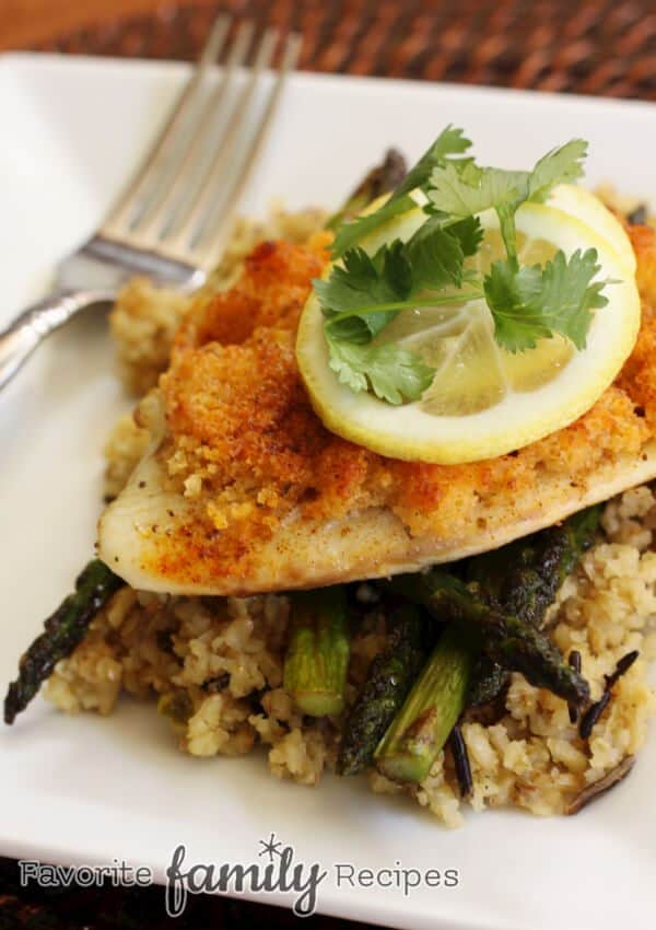 Parmesan-Crusted Tilapia