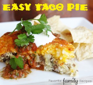Easy Taco Pie