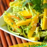 Fresh Mango Avocado Coleslaw