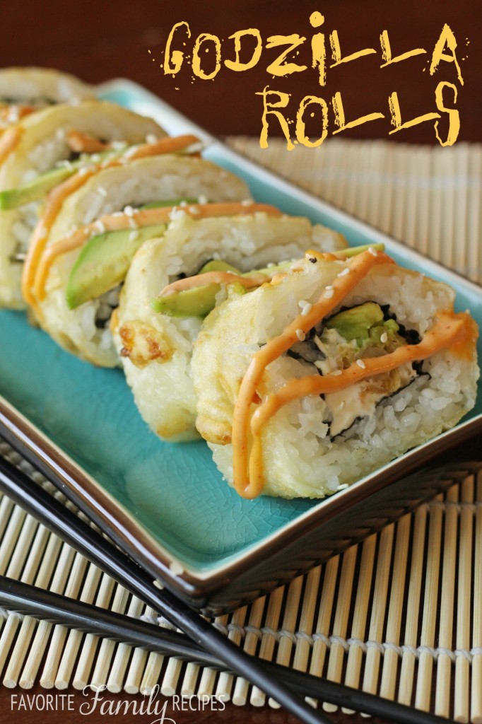 Godzilla Rolls from favfamilyrecipes.com