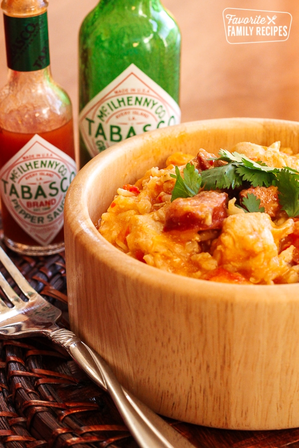 Jambalaya with Chicken Sausage and Shrimp