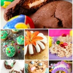 Collage of Easter Desserts