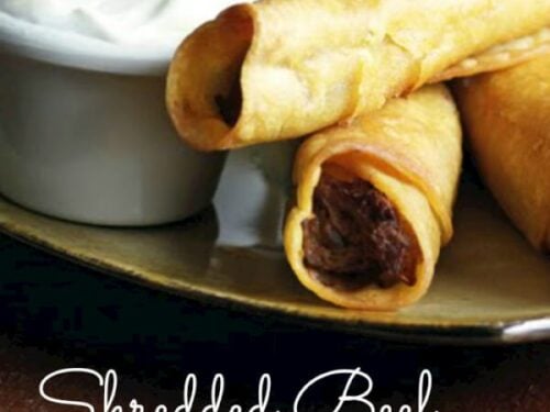 Shredded Beef Taquitos