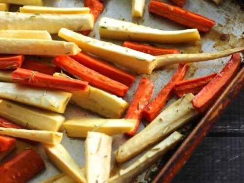 Roasted Parsnips and Carrots