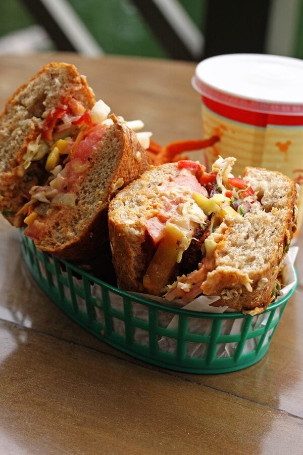 Fried Green Tomato Sandwiches - Hungry Bear.