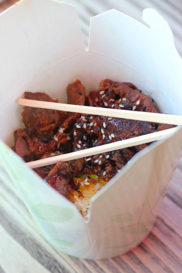 Disneyland Asian Rice Bowl with Beef 