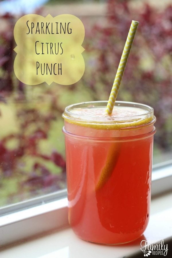 Sparkling Citrus Punch | Favorite Family Recipes