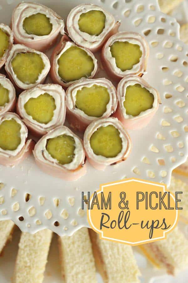 Ham and pickle roll ups