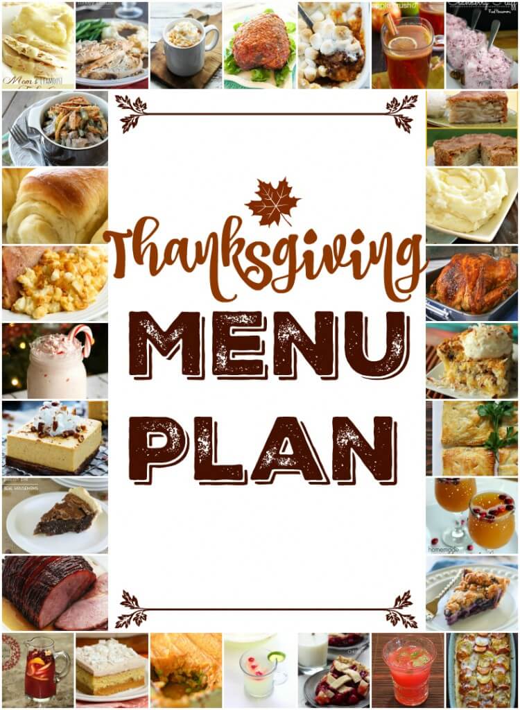 Thanksgiving Menu Plan