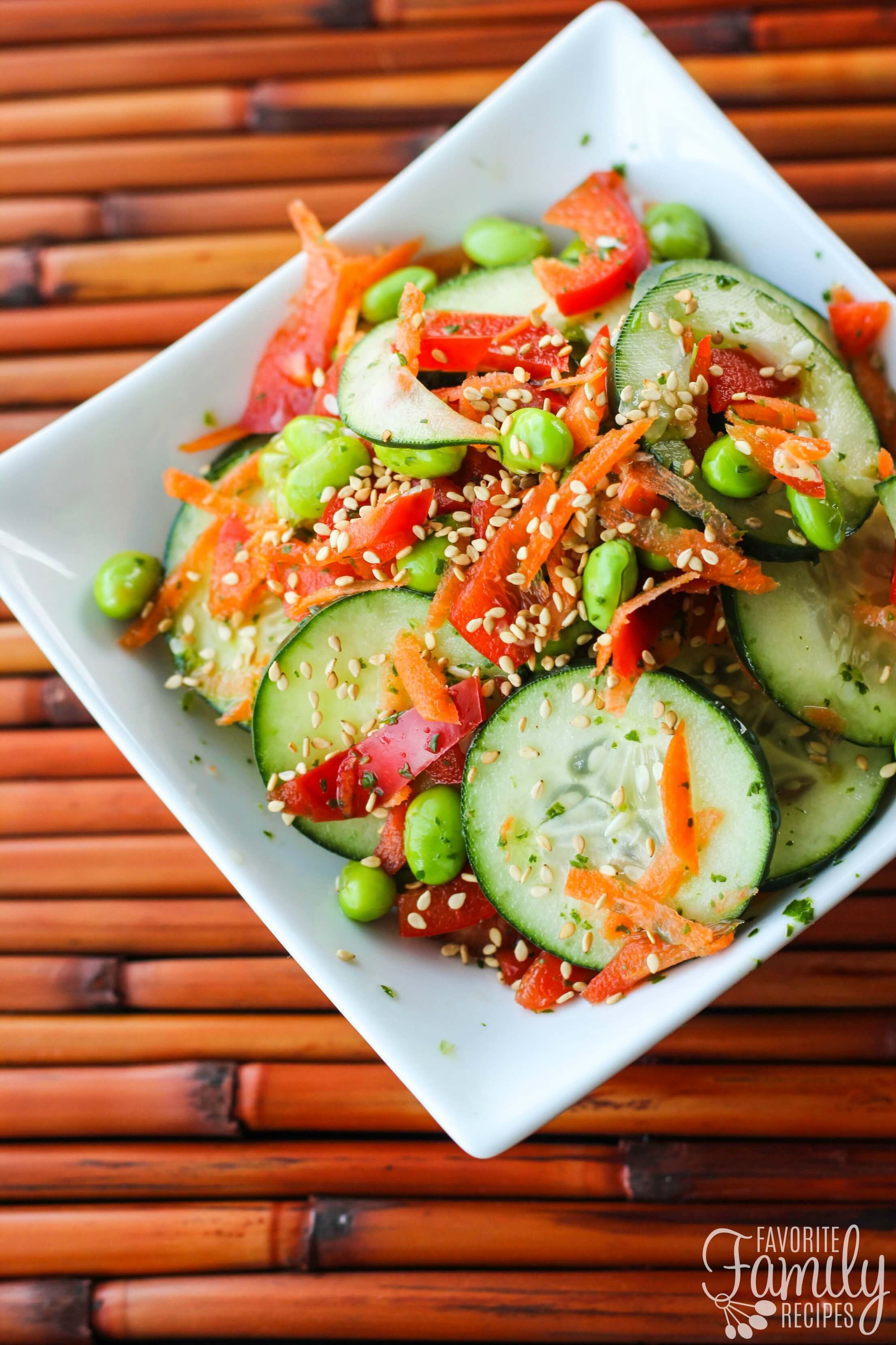 Asian Cucumber Salad by Favorite Family Recipes