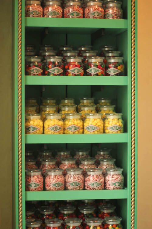 Candy in Honey Dukes at the Wizarding World of Harry Potter