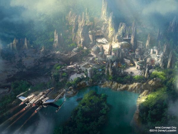 STAR WARS-THEMED LAND AT THE DISNEYLAND RESORT