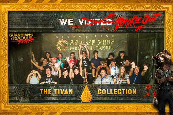 Guardians of the Galaxy Mission Breakout Ride Disneyland 