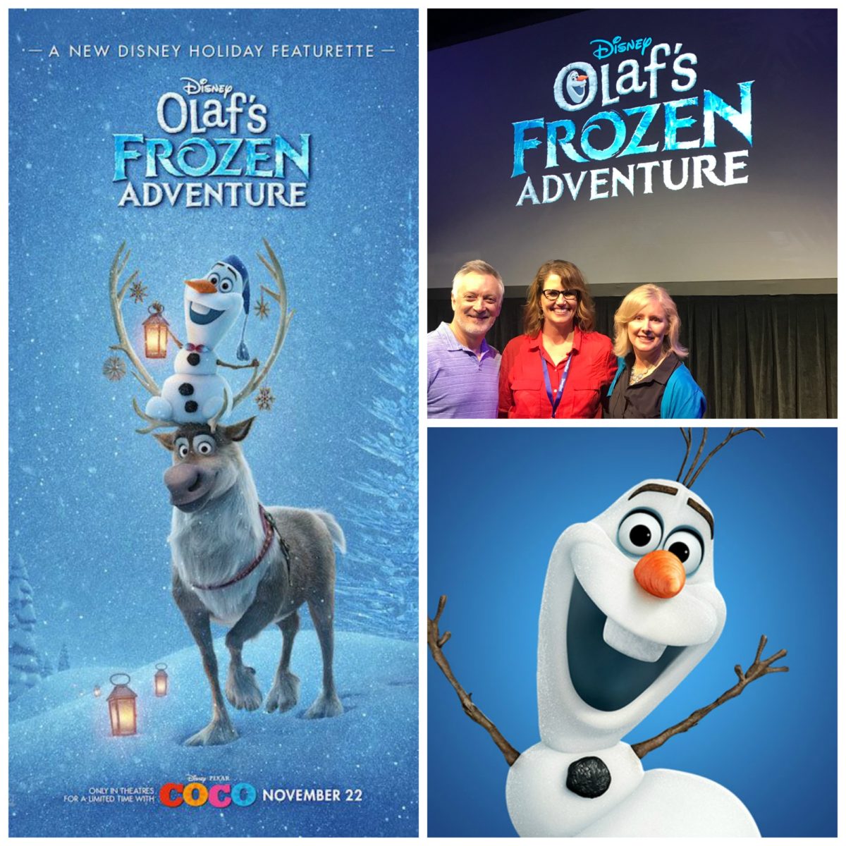 Olaf's frozen adventure photos. 