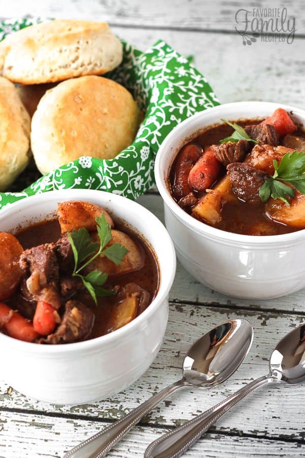 Slow Cooker Irish Beef Stew from Favorite Family Recipes