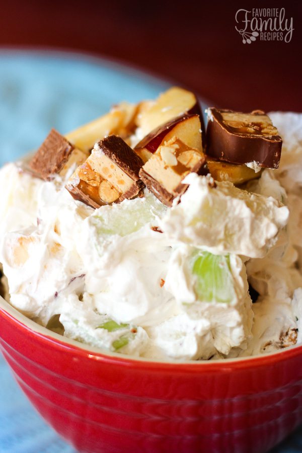 Snickers Apple Salad Side Dish | from Favorite Family Recipes