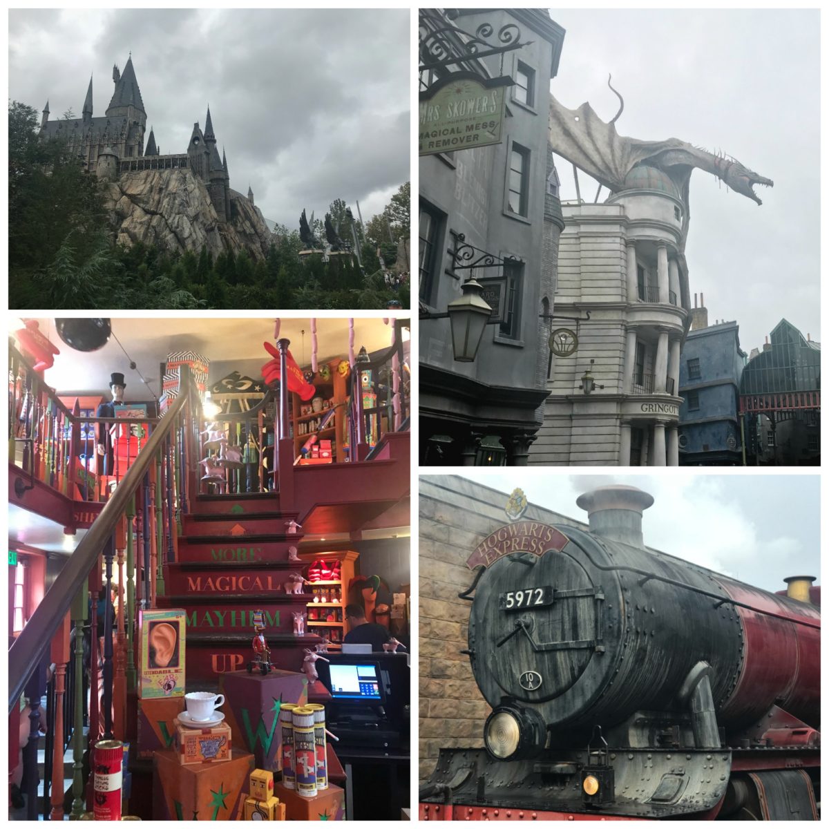 Photos of the Wizarding World of Harry Potter at Universal Orlando Resort.