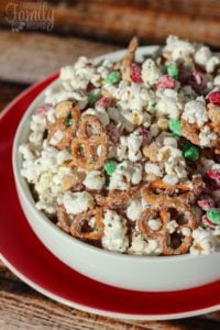Christmas Crunch Popcorn Snack