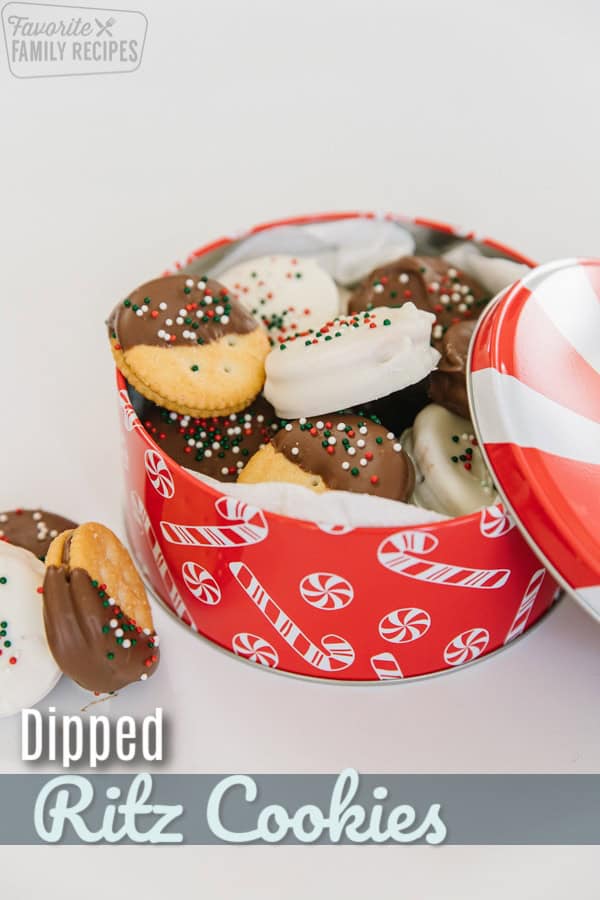 Dipped Ritz Cookies