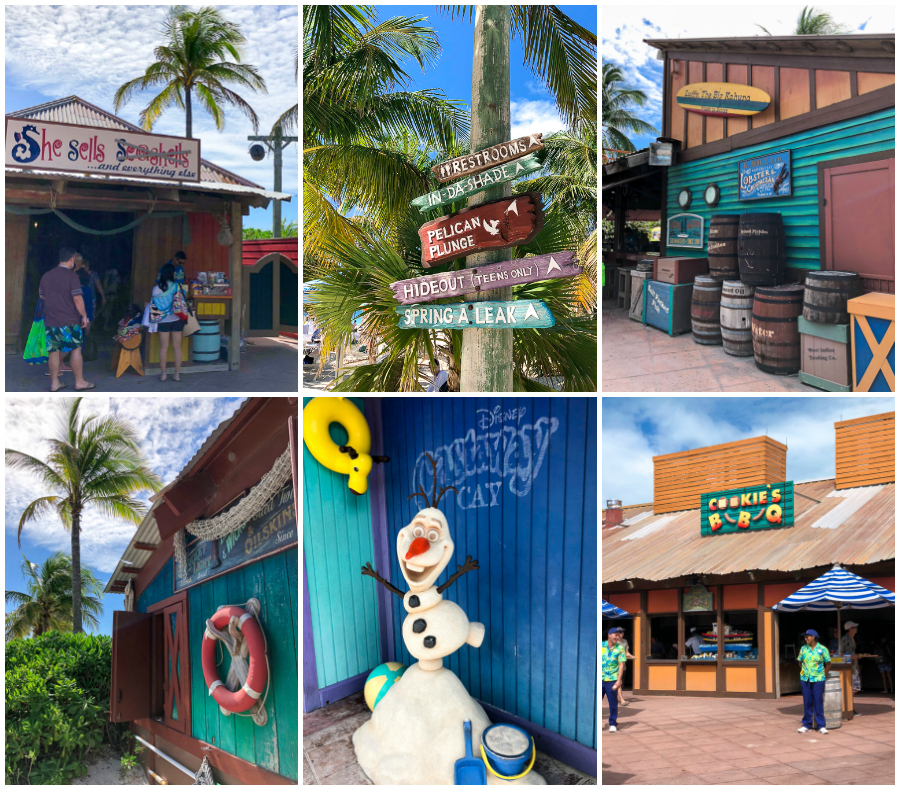 Castaway Cay Shops and Restaurants