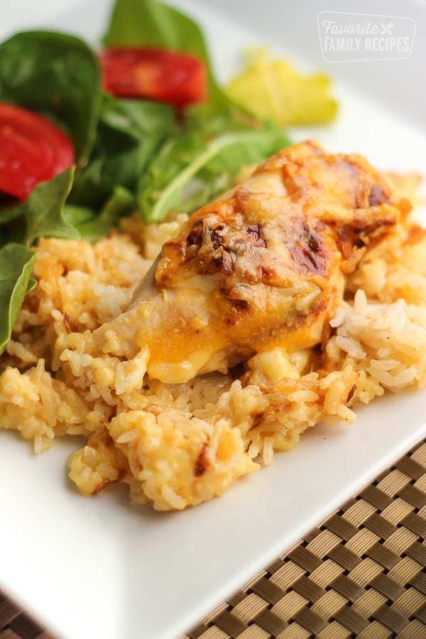 Cheesy Chicken and Rice Casserole | Favorite Family Recipes