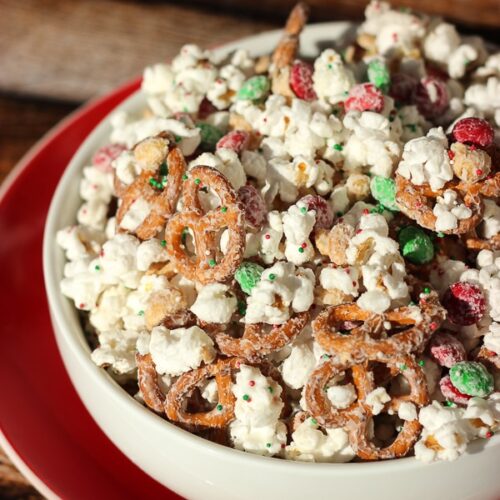 Christmas Crunch Popcorn And Candy Snack Favorite Family Recipes