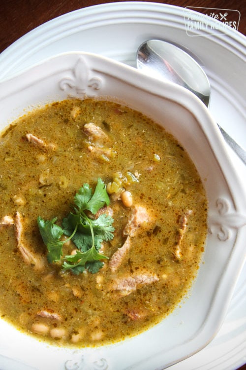 This Chile Verde combines authentic Mexican flavors with tender pork in a spicy green sauce that will knock your socks off!