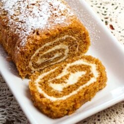 Pumpkin Roll on plate -no text