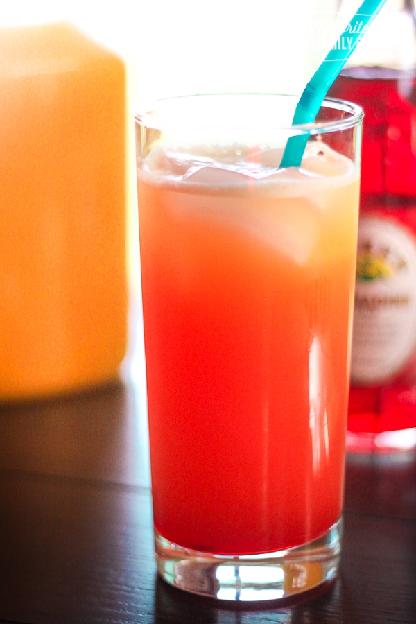 pomegranate sunrise (non-alcoholic) drink