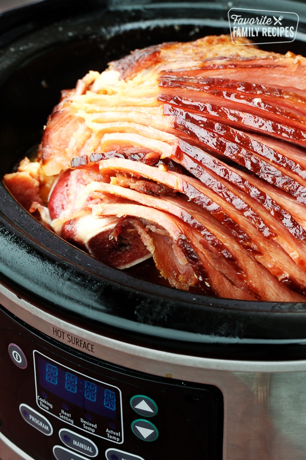 Slow Cooker Ham With Maple And Brown Sugar Favorite Family Recipes