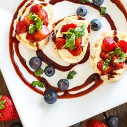 This Strawberry Bruschetta with a Balsamic Reduction Glaze