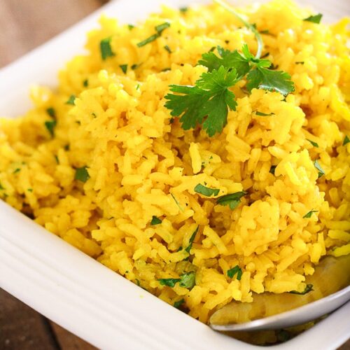 Super Easy Yellow Rice Recipe Favorite Family Recipes