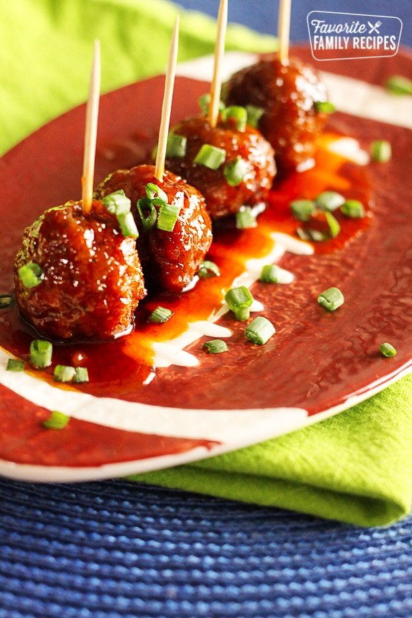 Sweet & Spicy Appetizer Meatballs