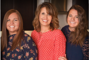 Photo of the owners of Favorite Family Recipes - Emily Walker, Echo Blickenstaff, Erica Walker