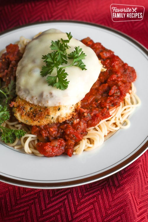 Baked Chicken Parmesan Favorite Family Recipes