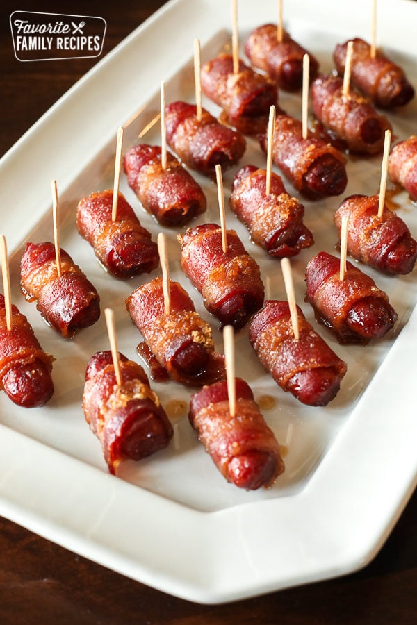 Bacon Wrapped Lil Smokies | Favorite Family Recipes