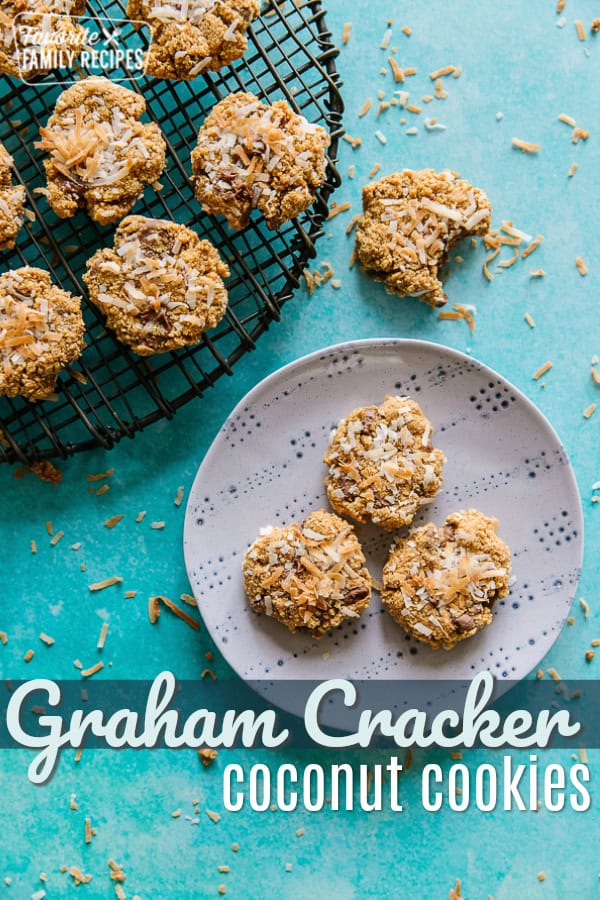 Graham Cracker Coconut Cookies