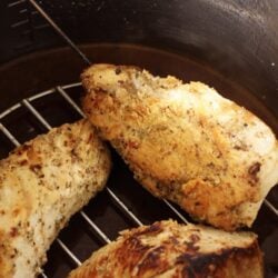 Cooked chicken in an Instant Pot