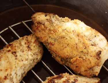 Cooked chicken in an Instant Pot