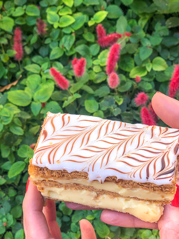 Napoleon French Pastry from the Les Halles Boulangerie-Patisserie at Epcot in Walt Disney World