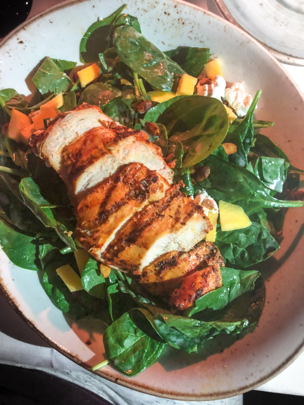 Ensalada con Pollo Asado served at San Angel Inn Restaurante at Epcot's World Showcase