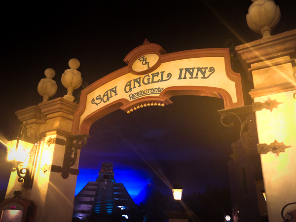 The entrance of San Angel Inn Restaurante inside the Mexico Pavilion at Epcot's World Showcase