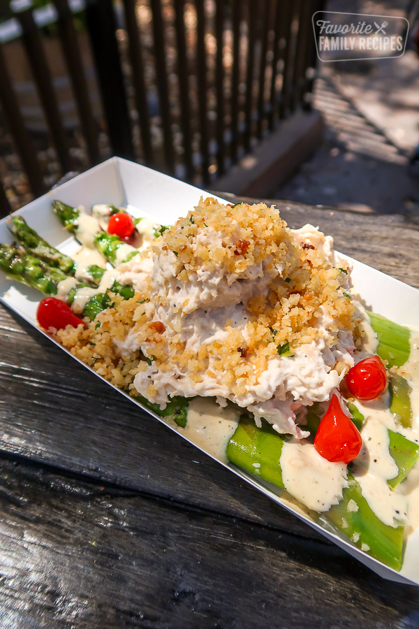 Grilled Asparagus Chicken Caesar Salad from Disney California Adventure Food and Wine Festival