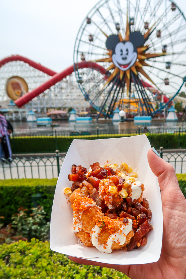 Sweet corn nuggets from the Disney California Adventure Food and Wine Festival