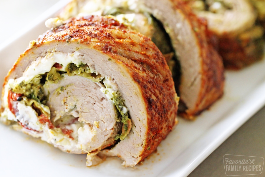 Italian Stuffed Pork Tenderloin - Favorite Family Recipes