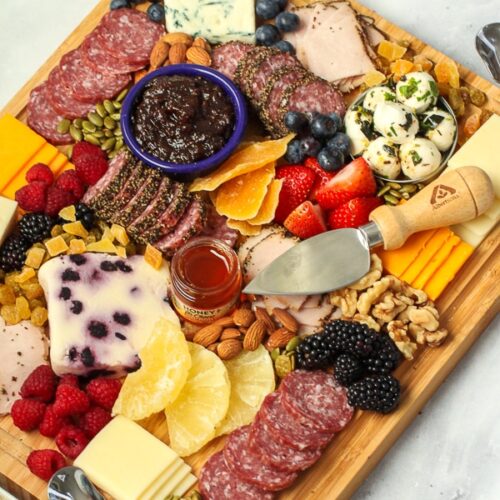 cheese platter  cutting board