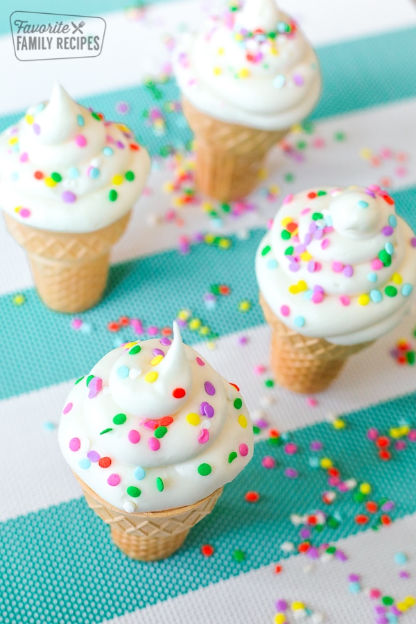Ice Cream Cone Cupcakes Favorite Family Recipes